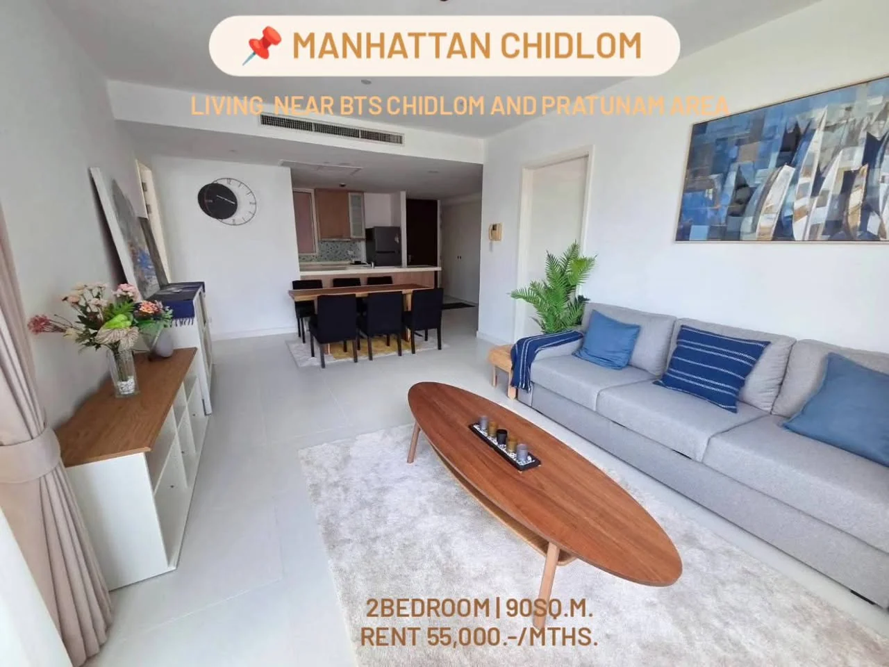 2 Bedroom condo in Manhattan Chidlom