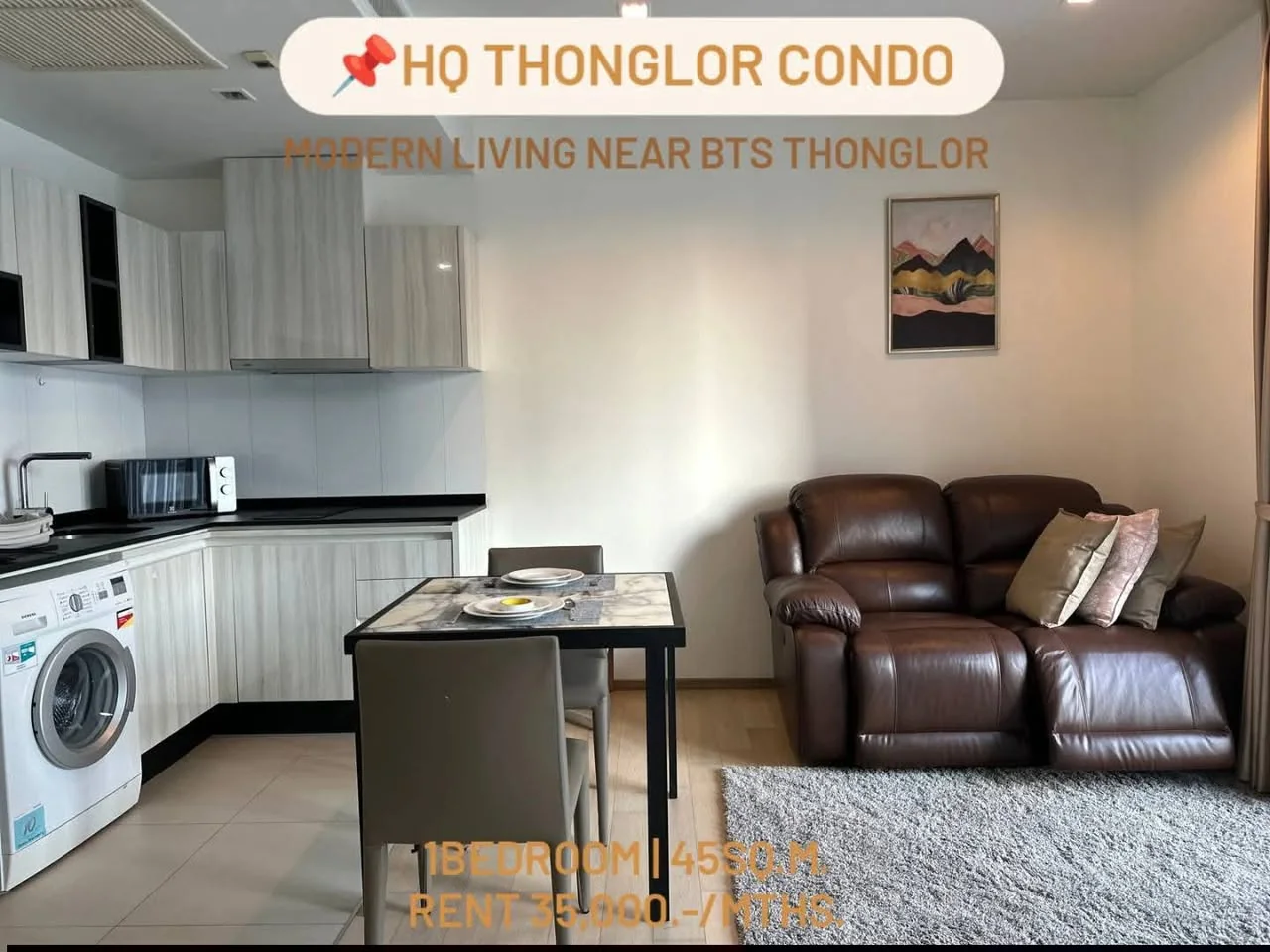 1 Bedroom condo in HQ Thonglor by Sansiri
