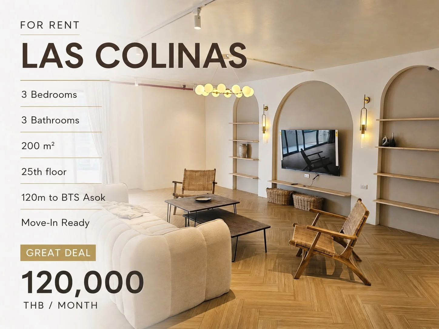 3 Bedroom condo in Las Colinas