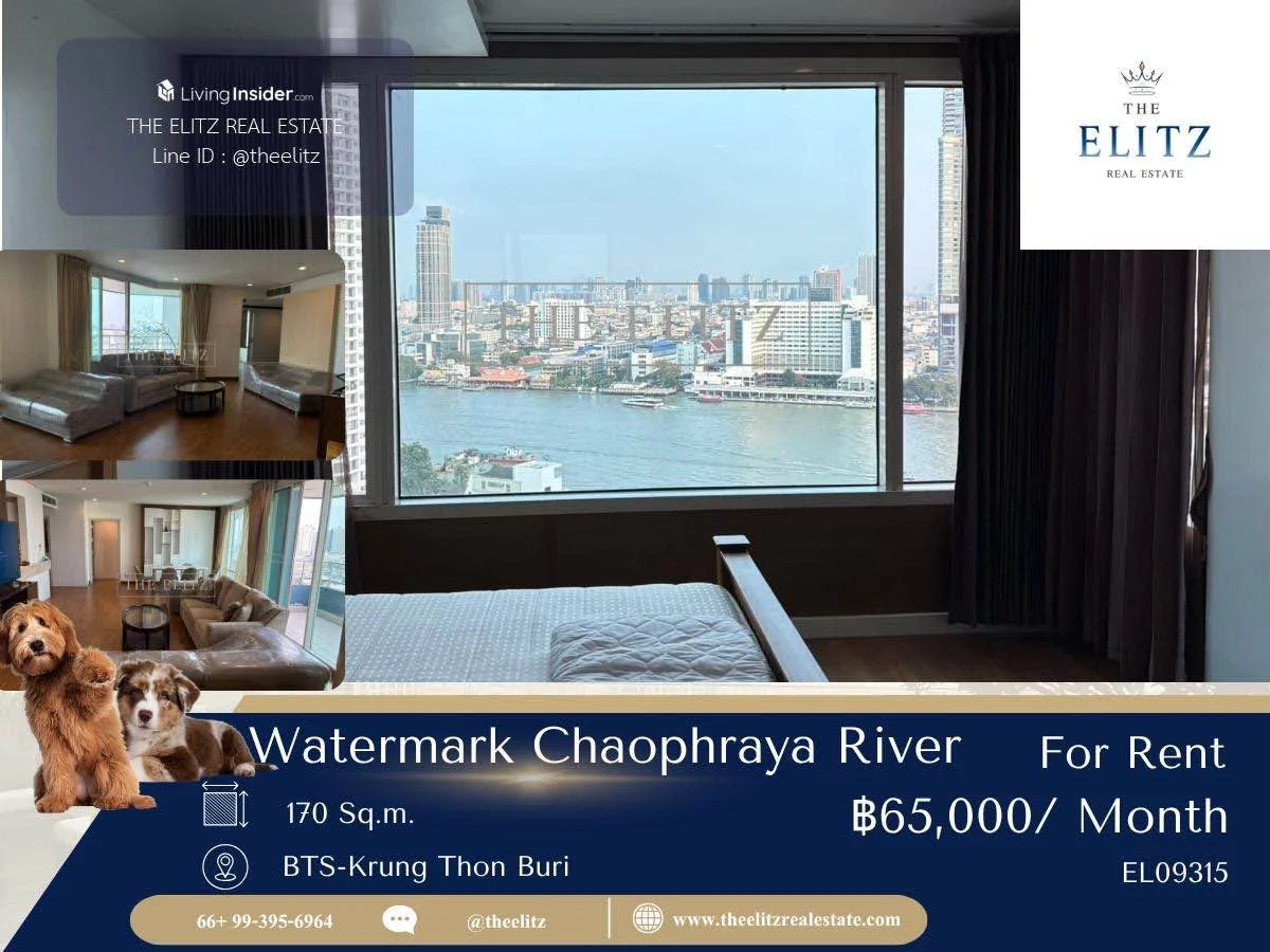 3 Bedroom condo in Watermark Chaophraya
