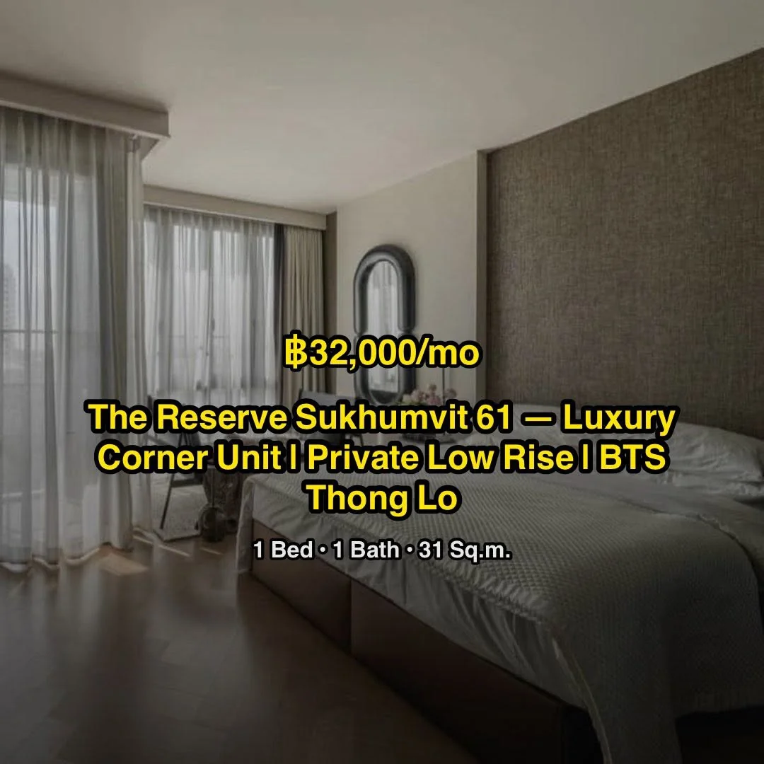 1 Bedroom condo in The Reserve Sukhumvit 61