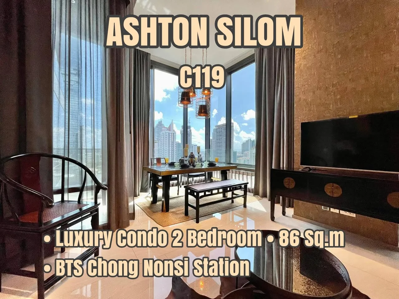 2 Bedroom condo in ASHTON Silom