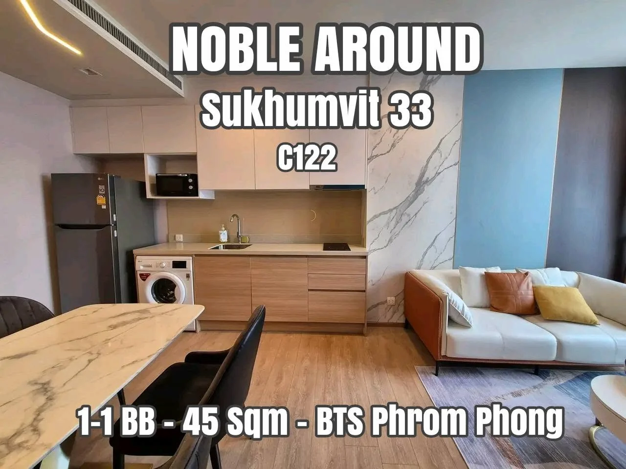 1 Bedroom condo in Noble Around Sukhumvit 33