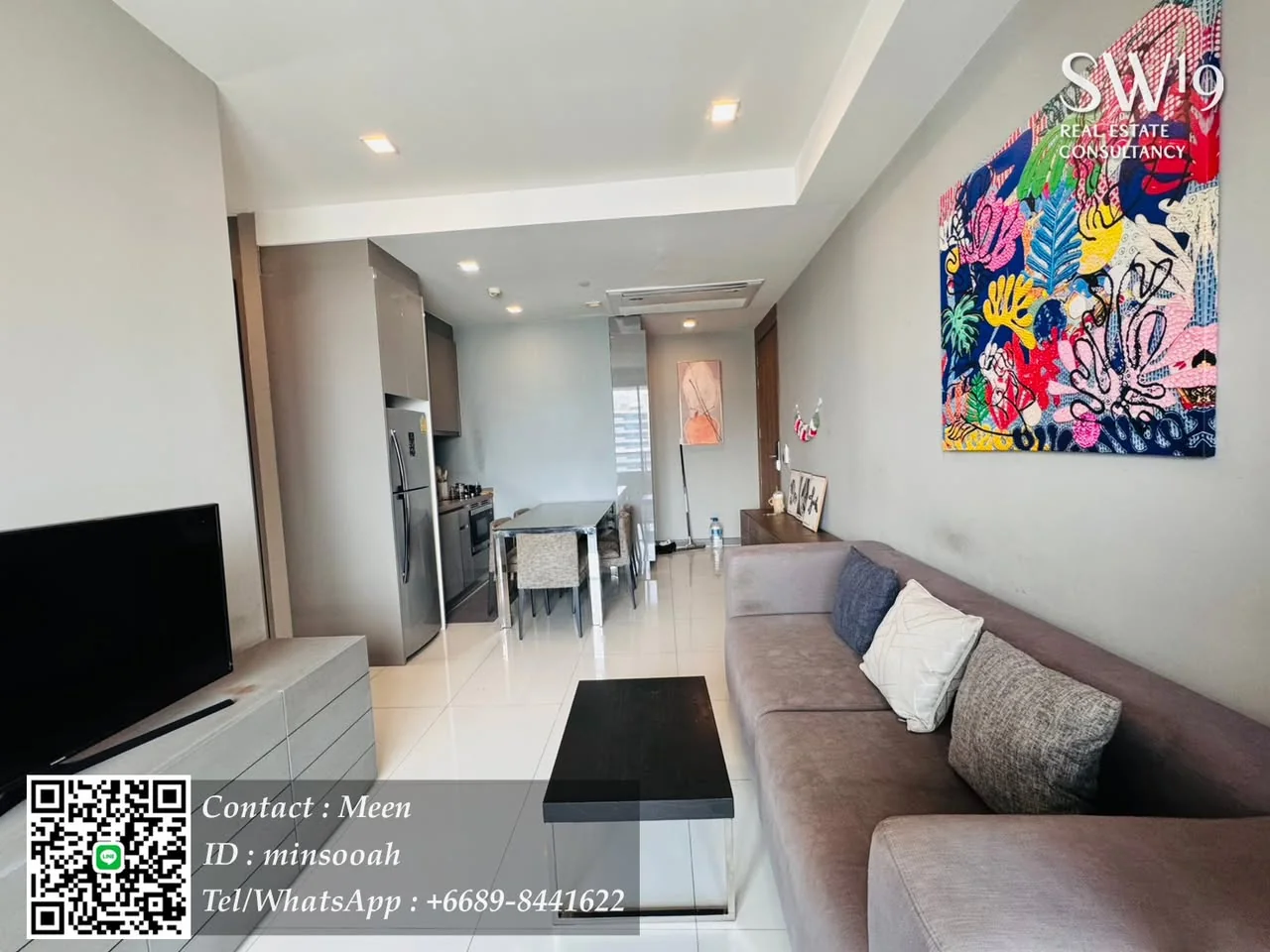 2 Bedroom condo in M Silom