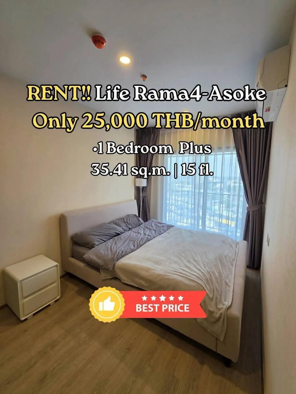 1 Bedroom condo in Life Rama 4-Asoke