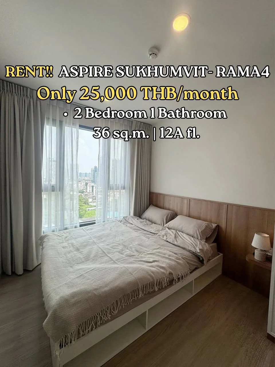2 Bedroom condo in Aspire Sukhumvit-Rama 4