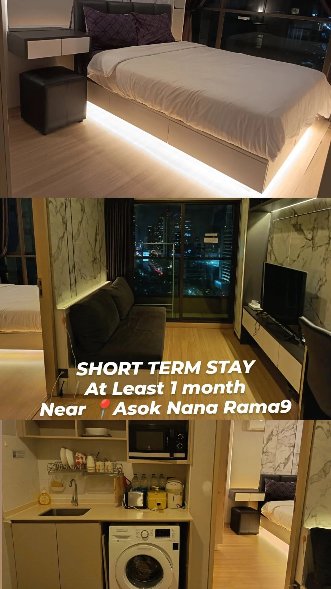 1 Bedroom condo in Lumpini Suite Phetchaburi-Makkasan