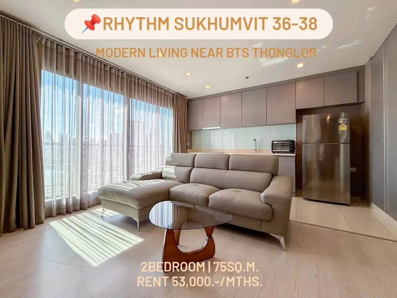 2 Bedroom condo in Rhythm Sukhumvit 36-38