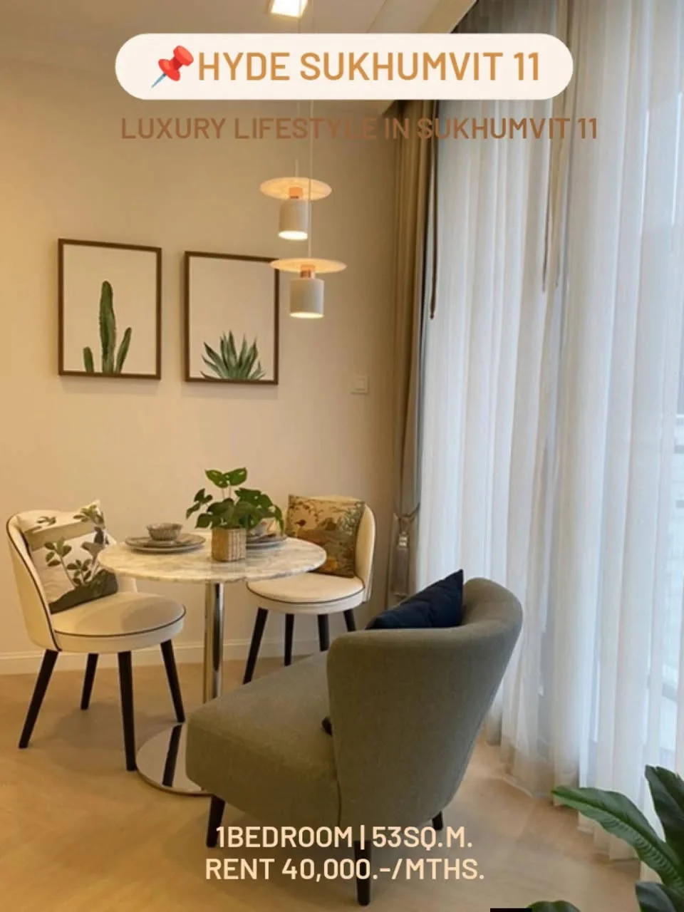 1 Bedroom condo in Hyde Sukhumvit 11
