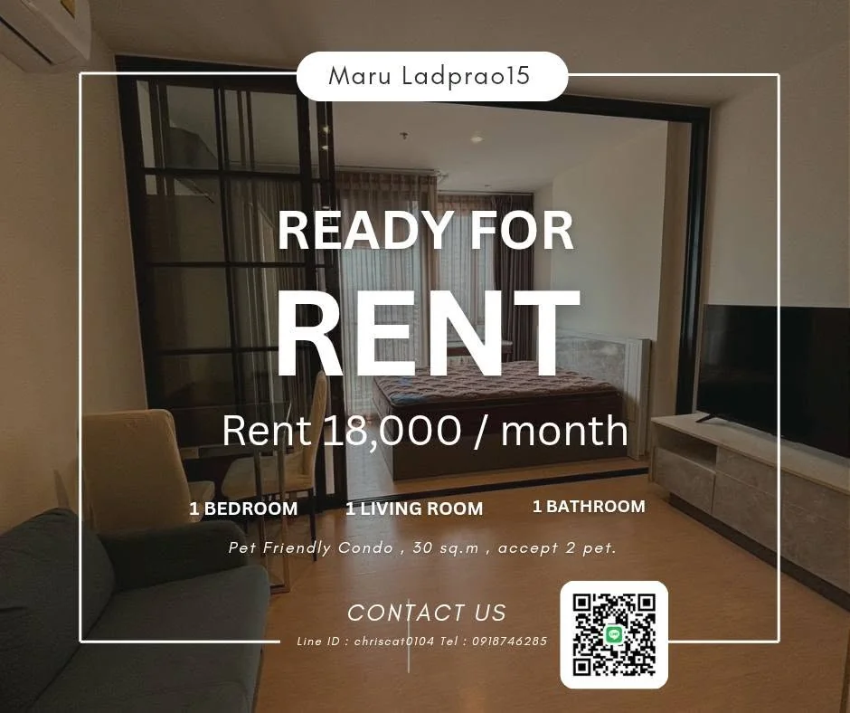 Studio condo in Maru Ladprao 15