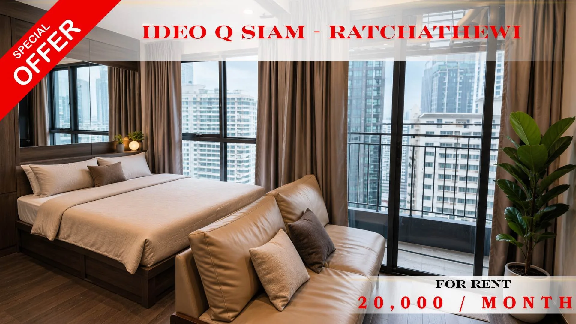 1 Bedroom condo in IDEO Q Siam-Ratchathewi
