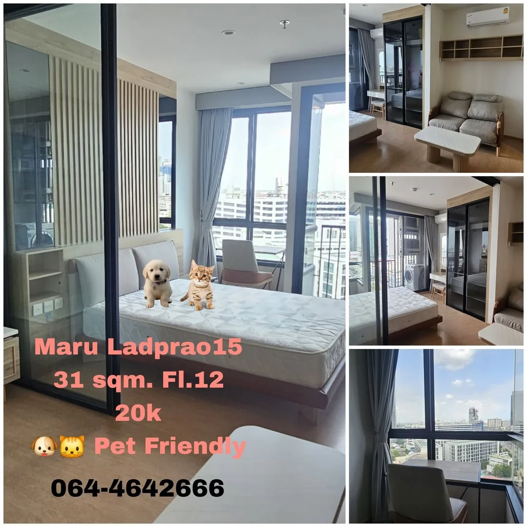 Studio condo in Maru Ladprao 15