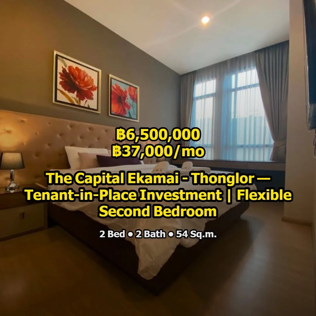 2 Bedroom condo in The Capital Ekamai-Thonglor