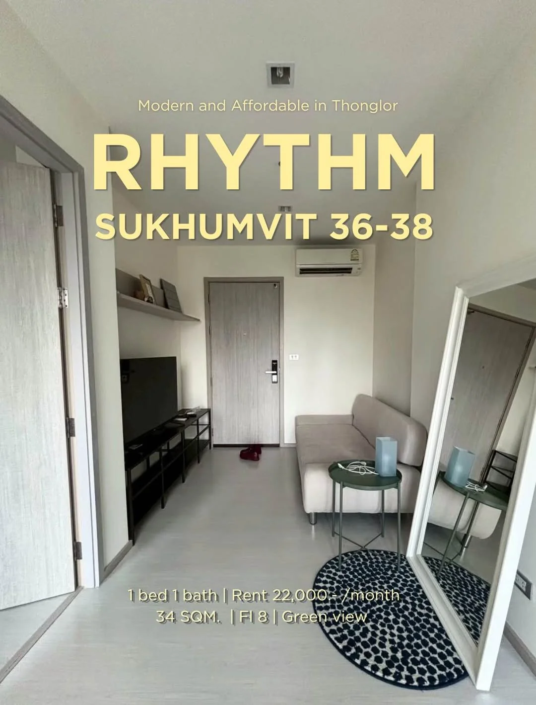 1 Bedroom condo in Rhythm Sukhumvit 36-38