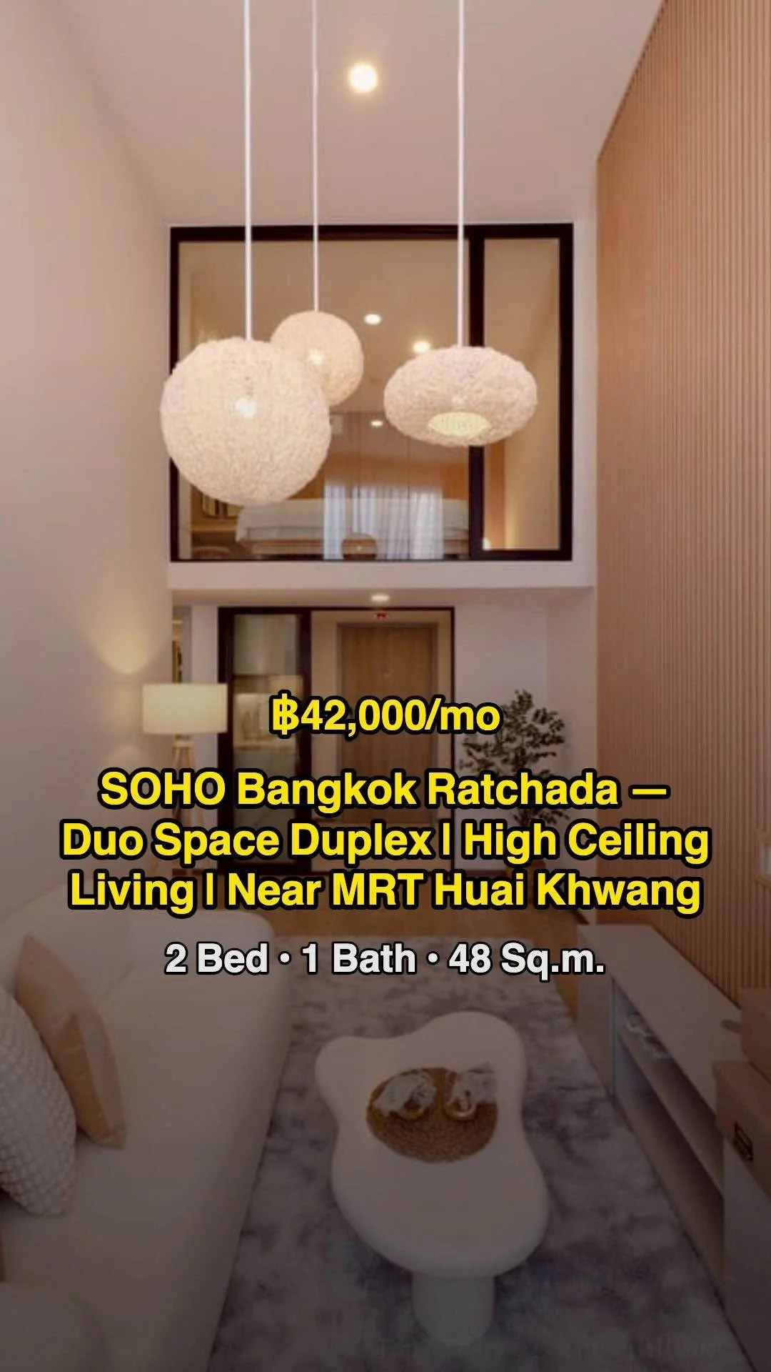 2 Bedroom condo in SOHO Bangkok Ratchada