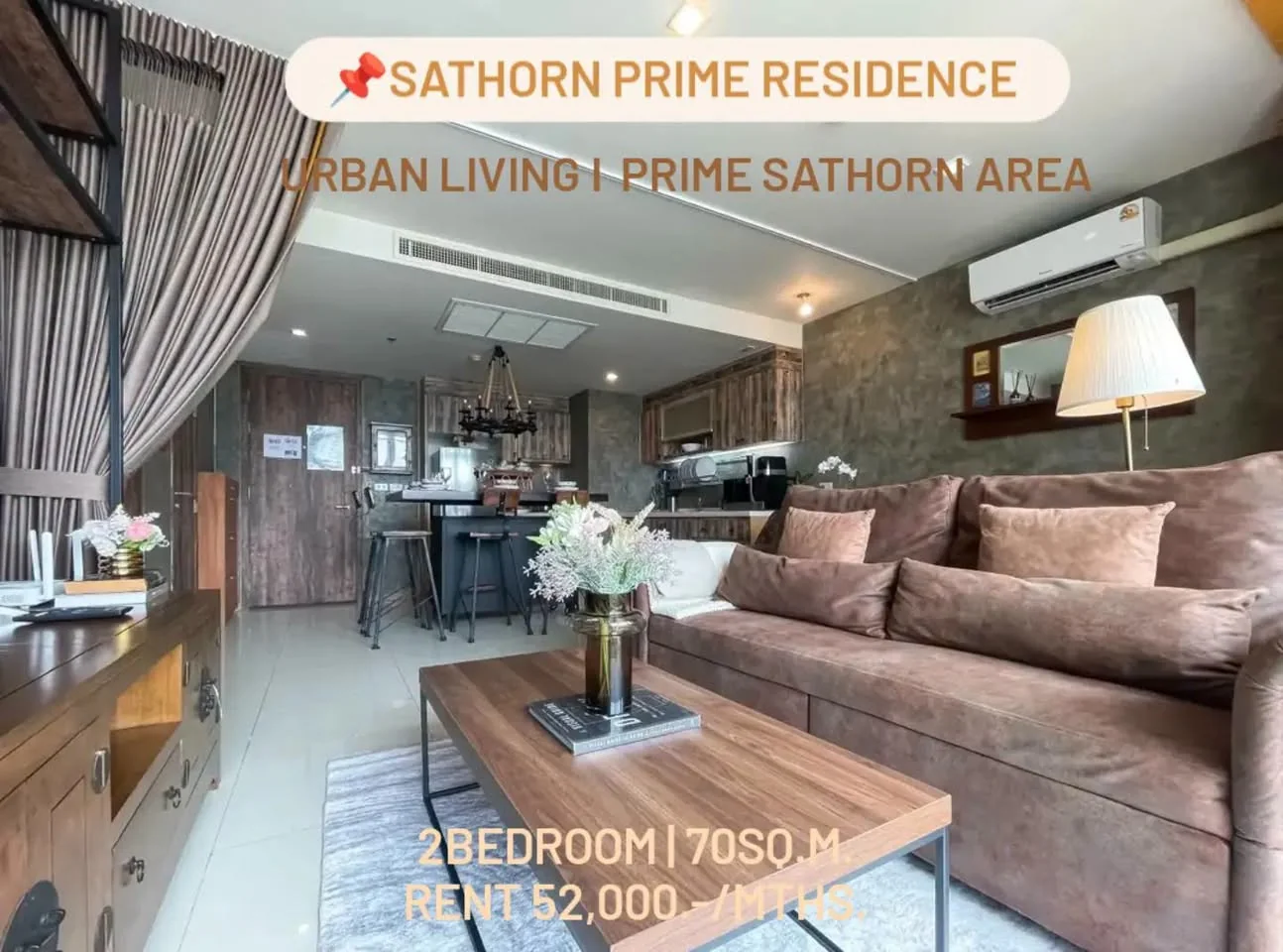 2 Bedroom condo in Sathorn Prime Residence