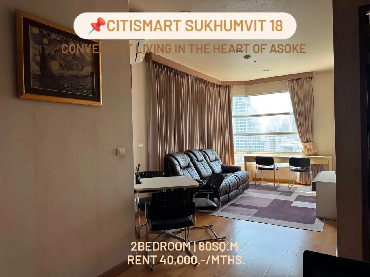 2 Bedroom condo in Citi Smart Sukhumvit 18