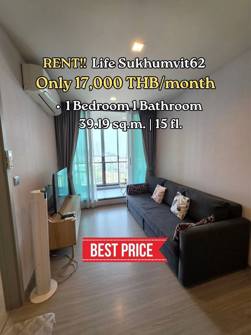 1 Bedroom condo in Life Sukhumvit 62