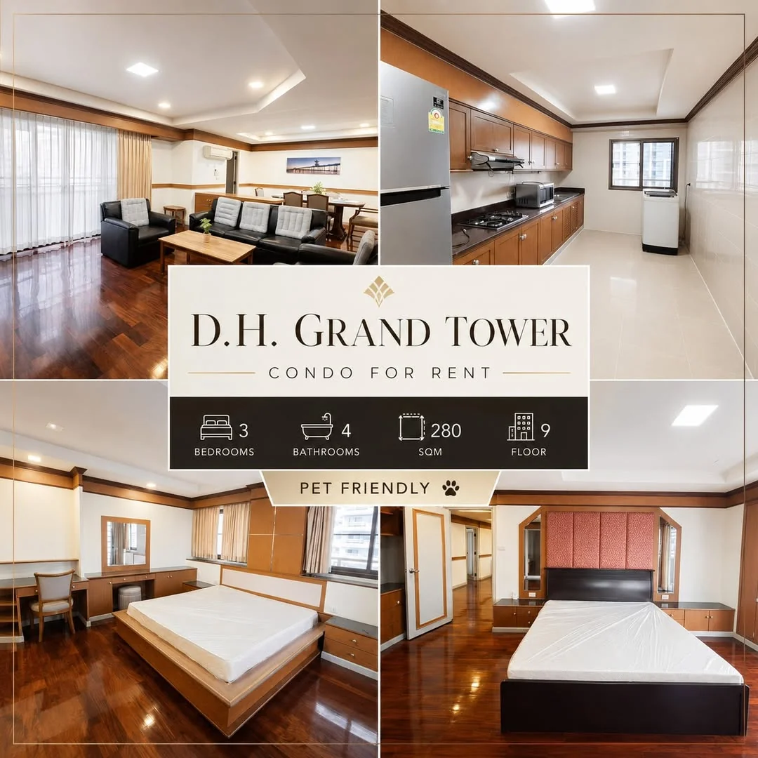 3 Bedroom condo in D.H.Grand Tower