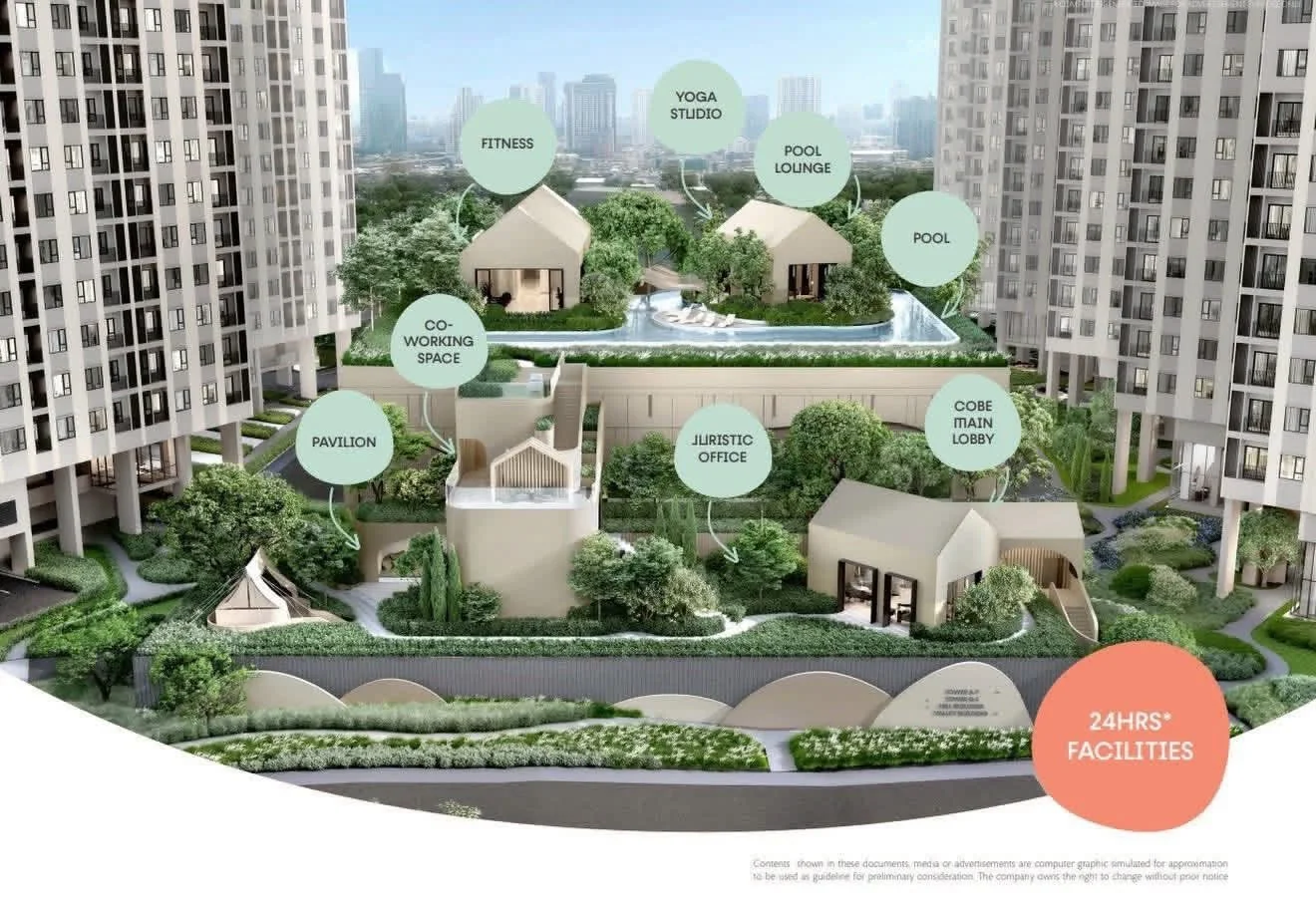 1 Bedroom condo in COBE Ratchada-Rama 9