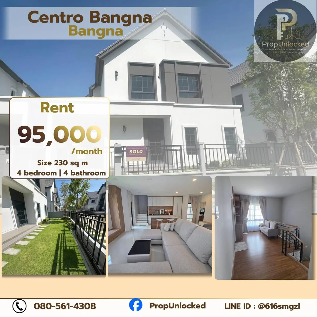 4 Bedroom condo in Centro Bangna-Wongwean