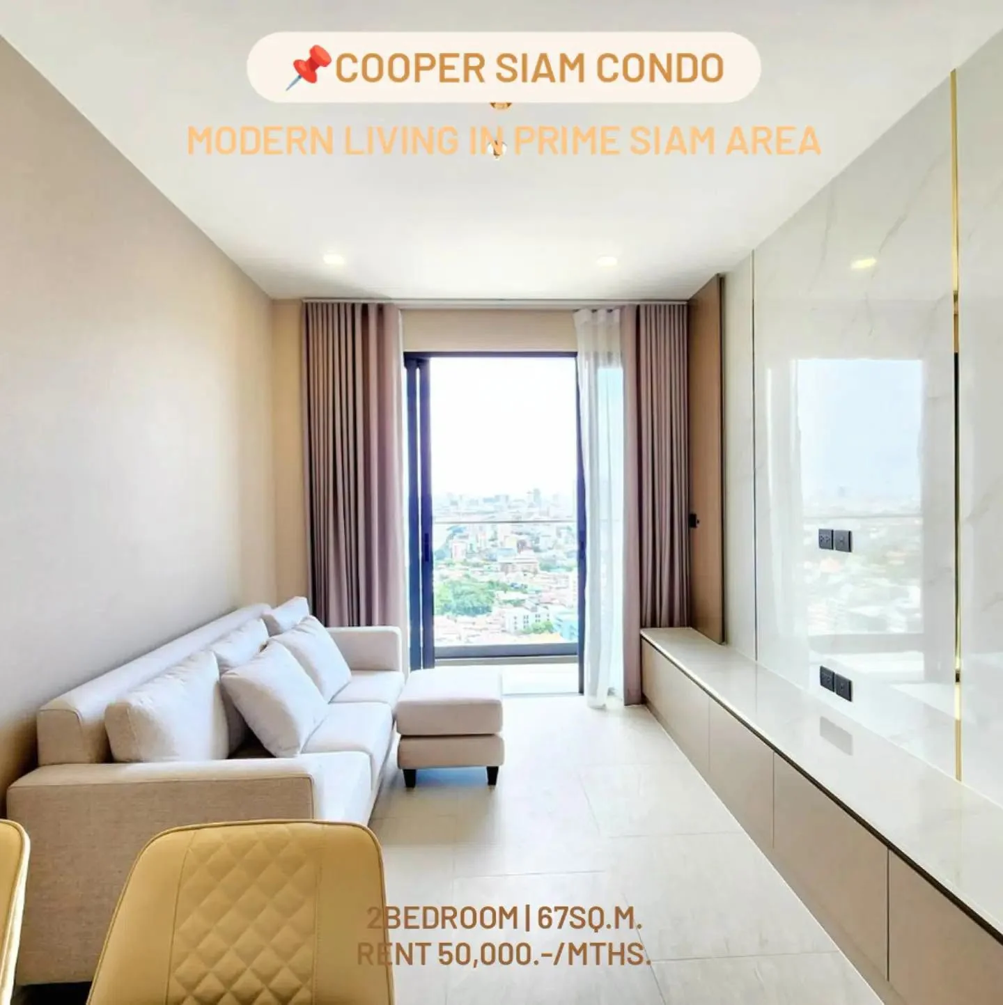 2 Bedroom condo in Cooper Siam