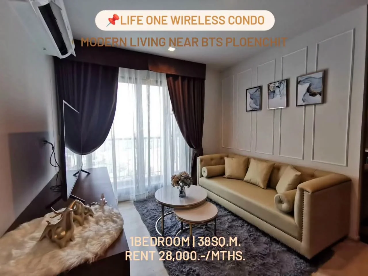 1 Bedroom condo in Life One Wireless