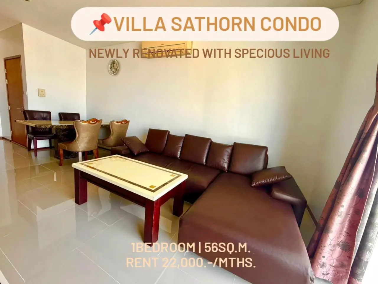 1 Bedroom condo in Villa Sathorn