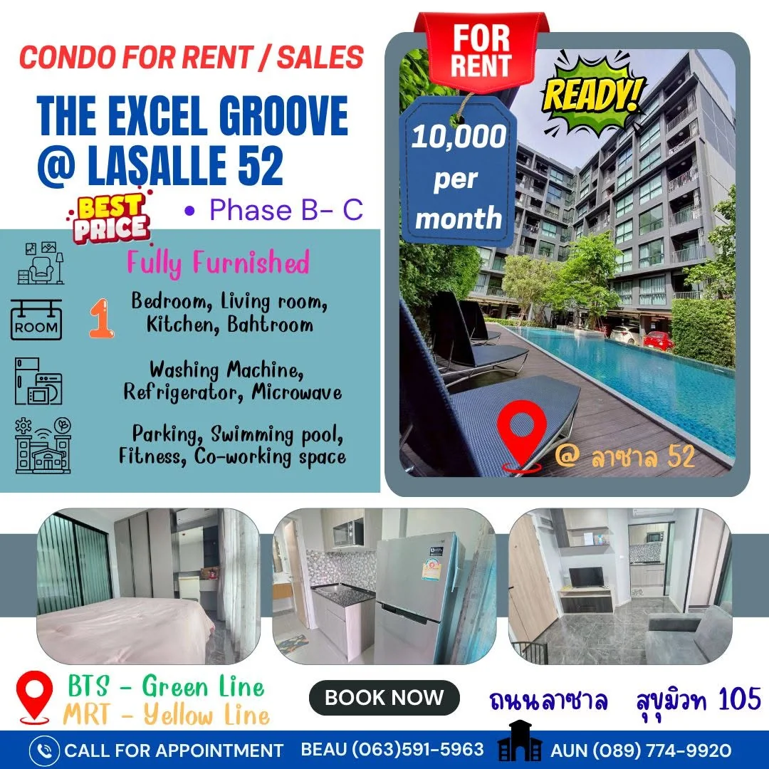 1 Bedroom condo in The Excel Groove Lasalle 52