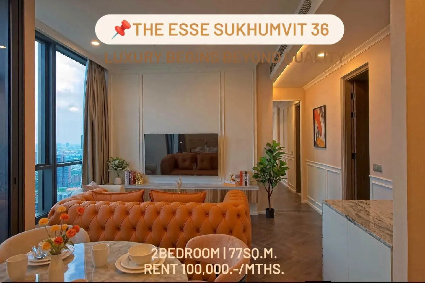 2 Bedroom condo in The Esse Sukhumvit 36