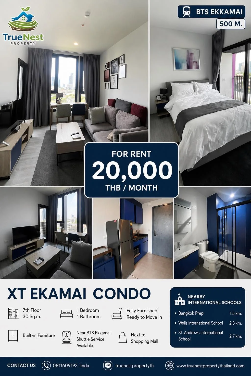 1 Bedroom condo in XT Ekkamai