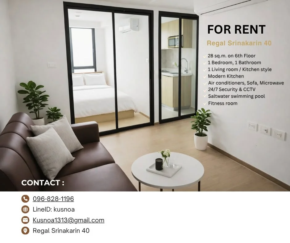 1 Bedroom condo in Regal Srinakarin 40