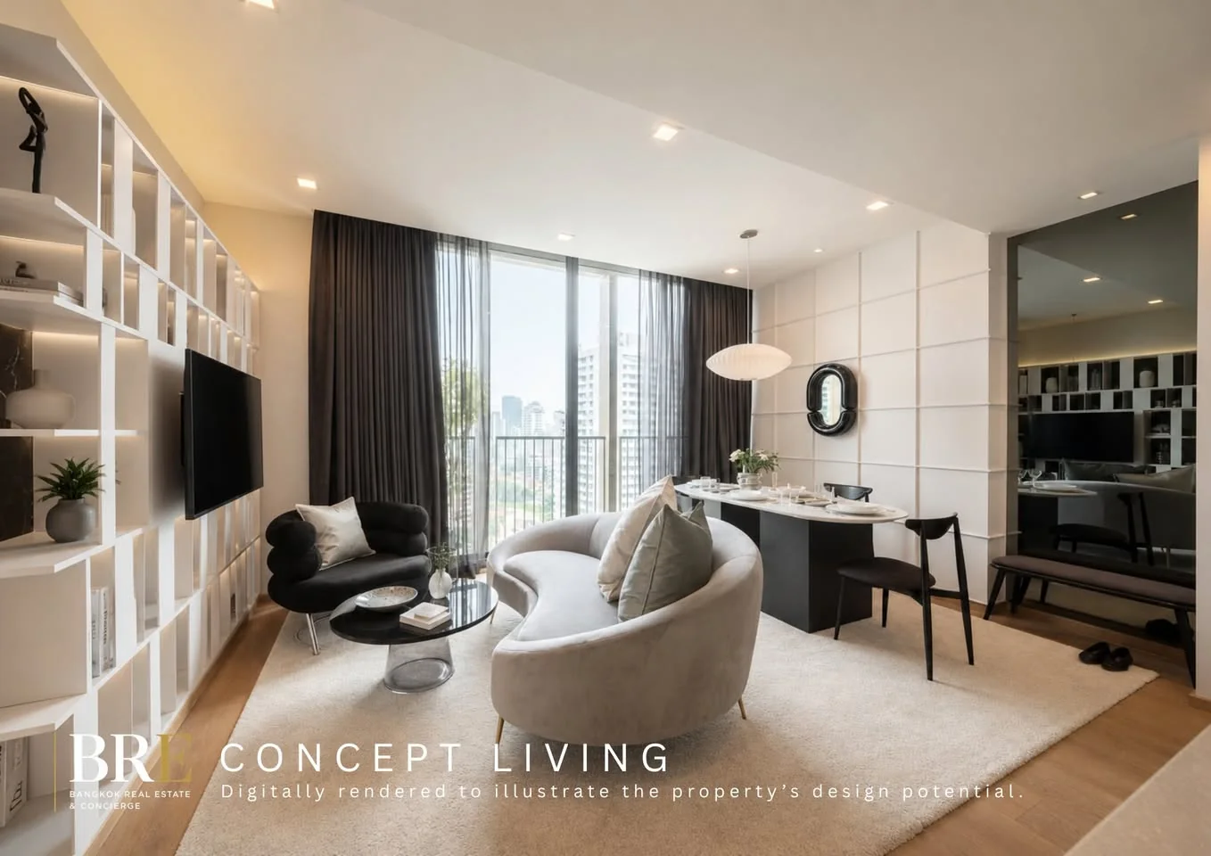 2 Bedroom condo in Noble Around Sukhumvit 33