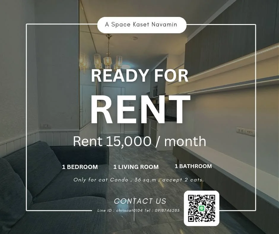 1 Bedroom condo in A Space Kaset-Nawamin
