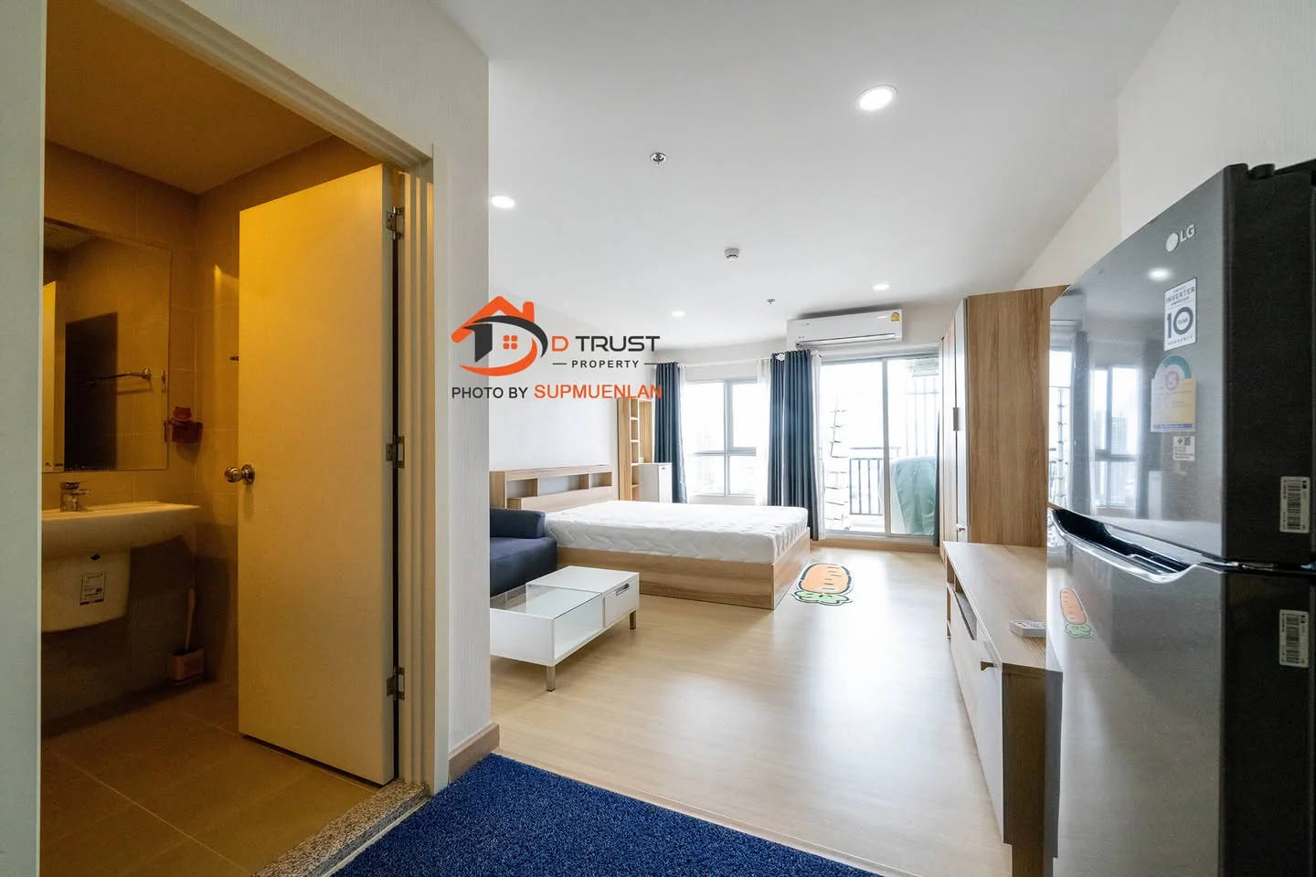 Studio condo in Supalai Veranda Phasi Charoen Station
