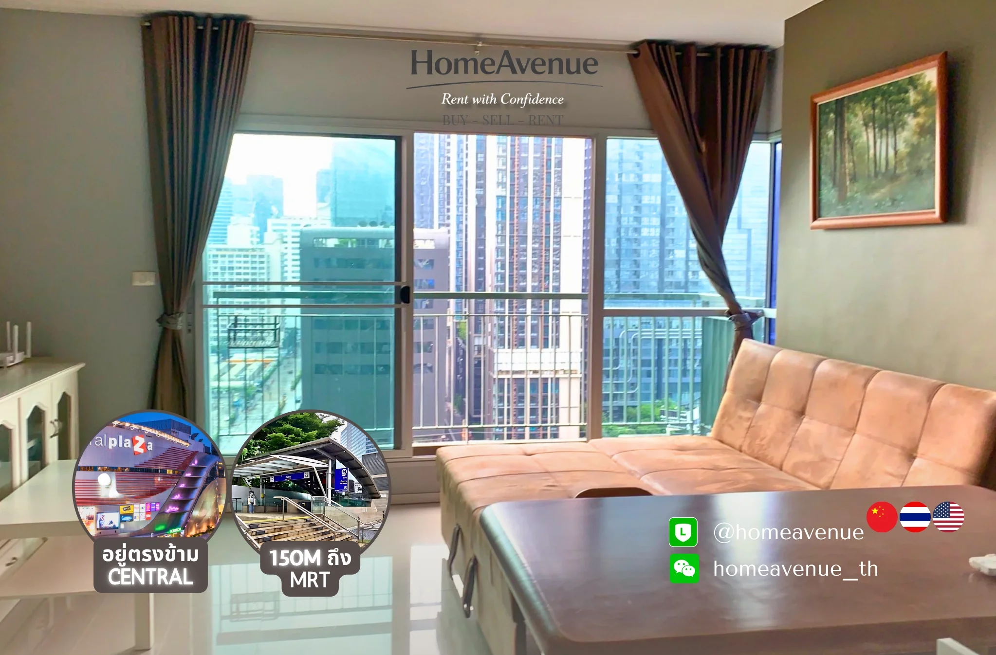 2 Bedroom condo in Aspire Rama 9