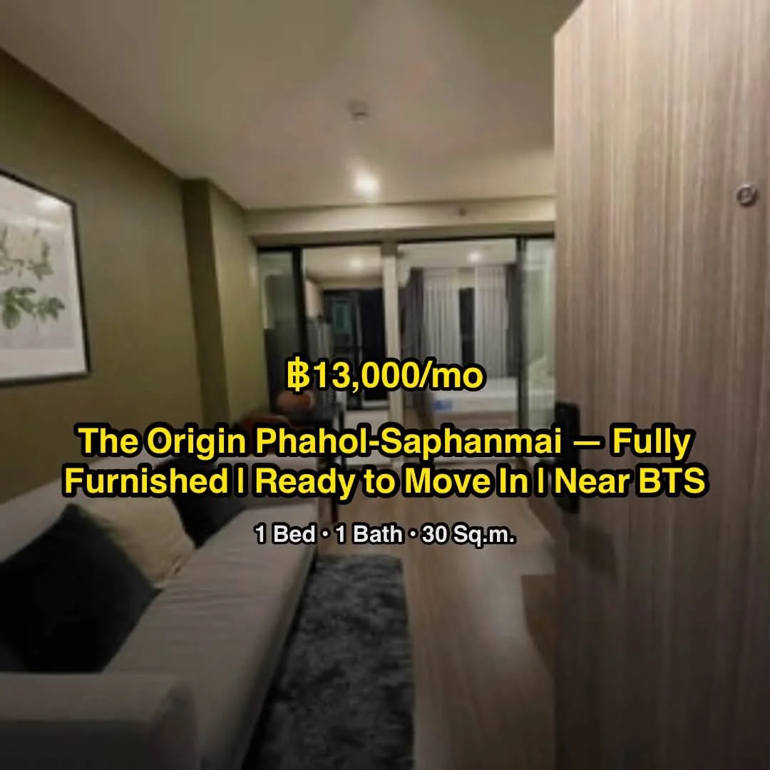 1 Bedroom condo in The Origin Phahon-Saphanmai