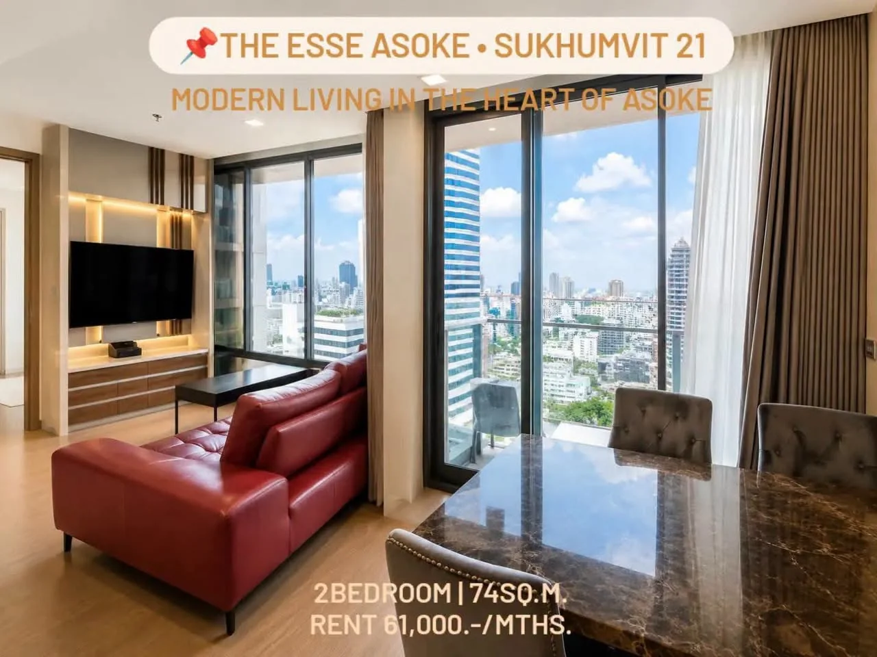 2 Bedroom condo in The Esse Asoke