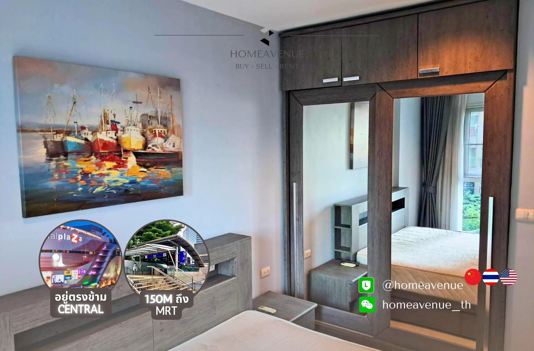 1 Bedroom condo in Aspire Rama 9