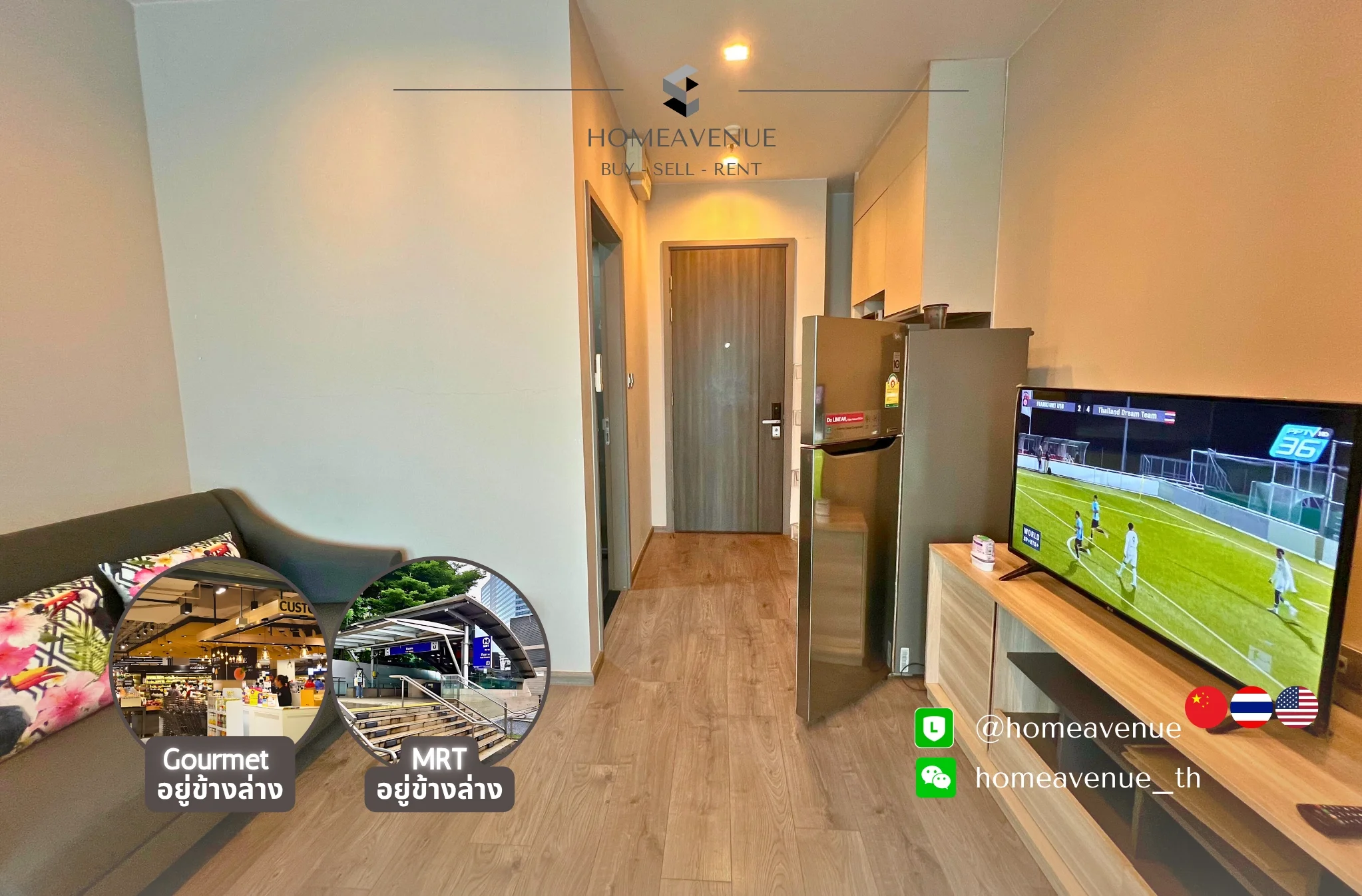 Studio condo in Whizdom Avenue Ratchada-Ladprao