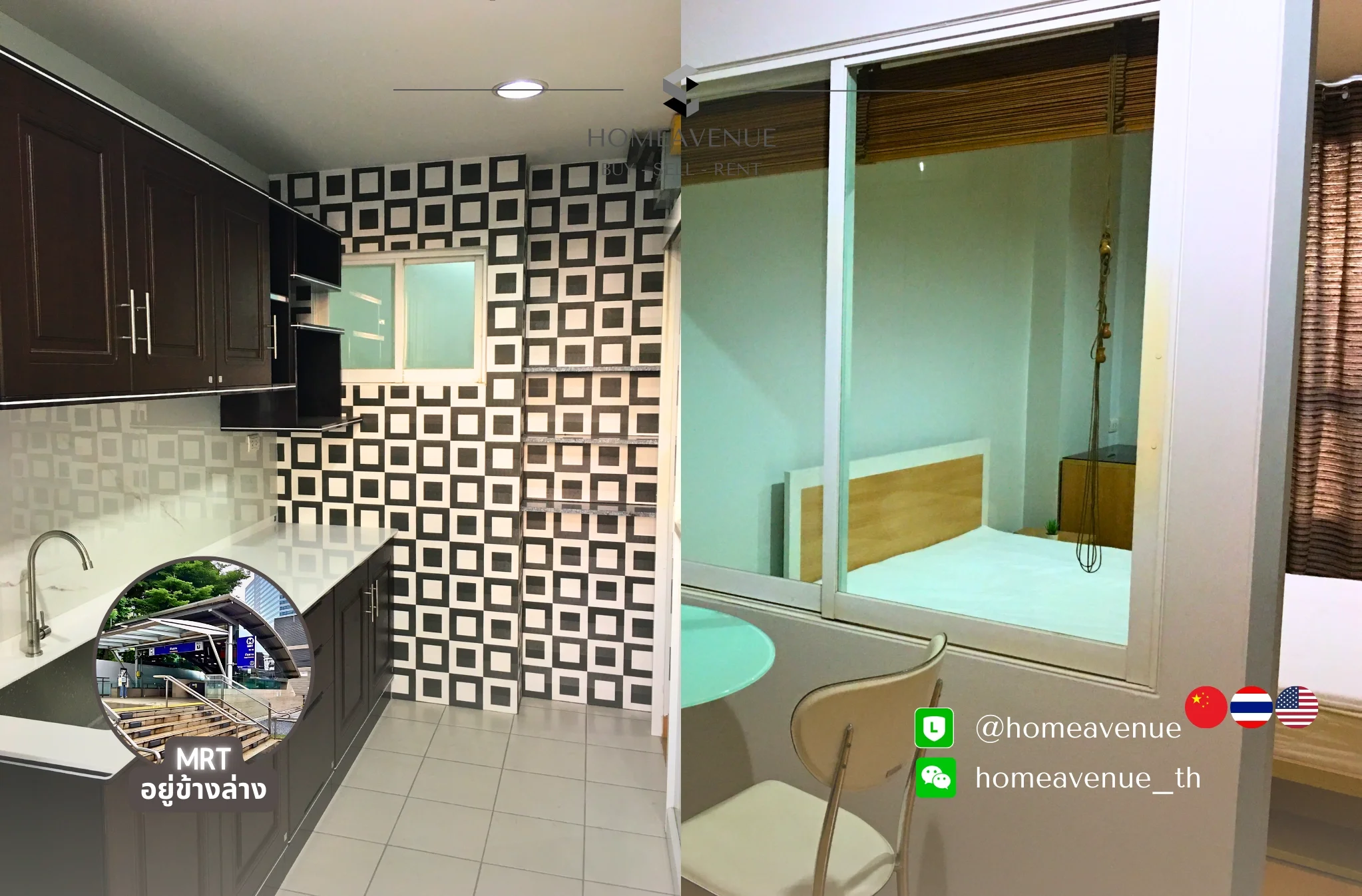 1 Bedroom condo in Life @ Ratchada-Huai Khwang