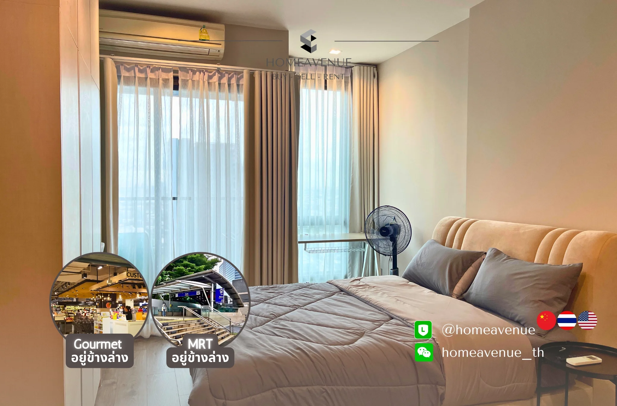 Studio condo in Whizdom Avenue Ratchada-Ladprao