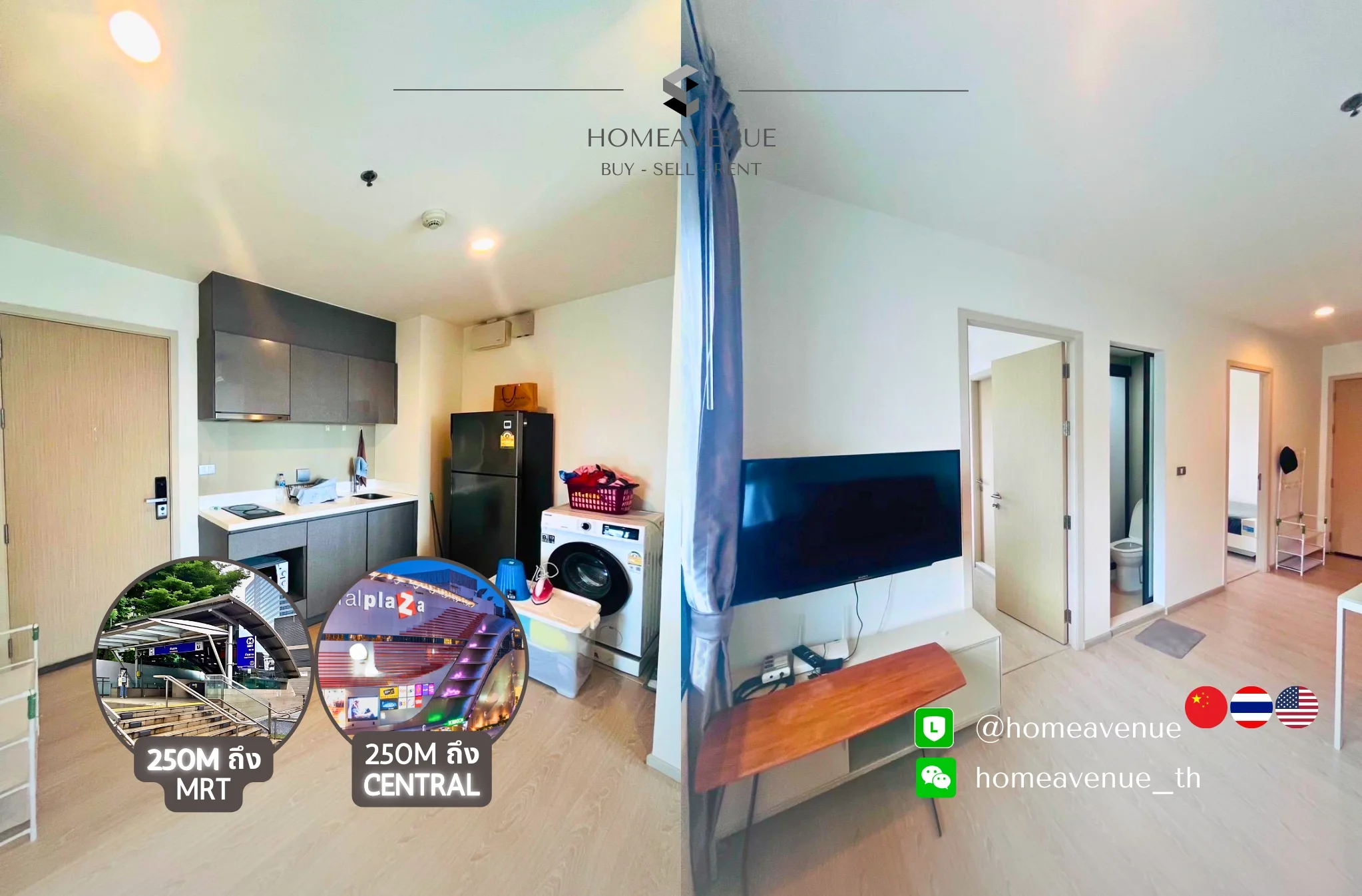 2 Bedroom condo in Rhythm Asoke 2
