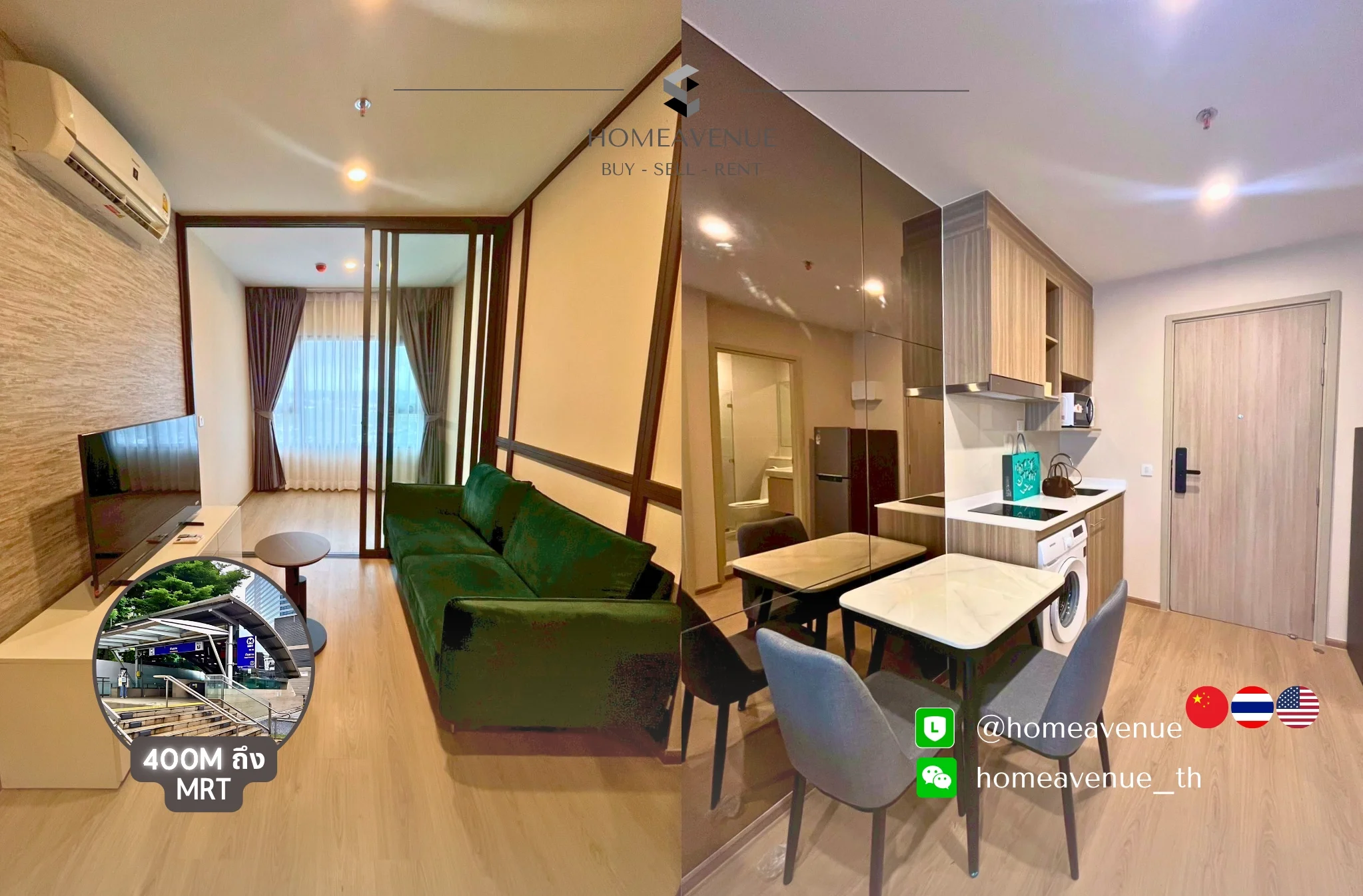 1 Bedroom condo in Life Rama 4-Asoke