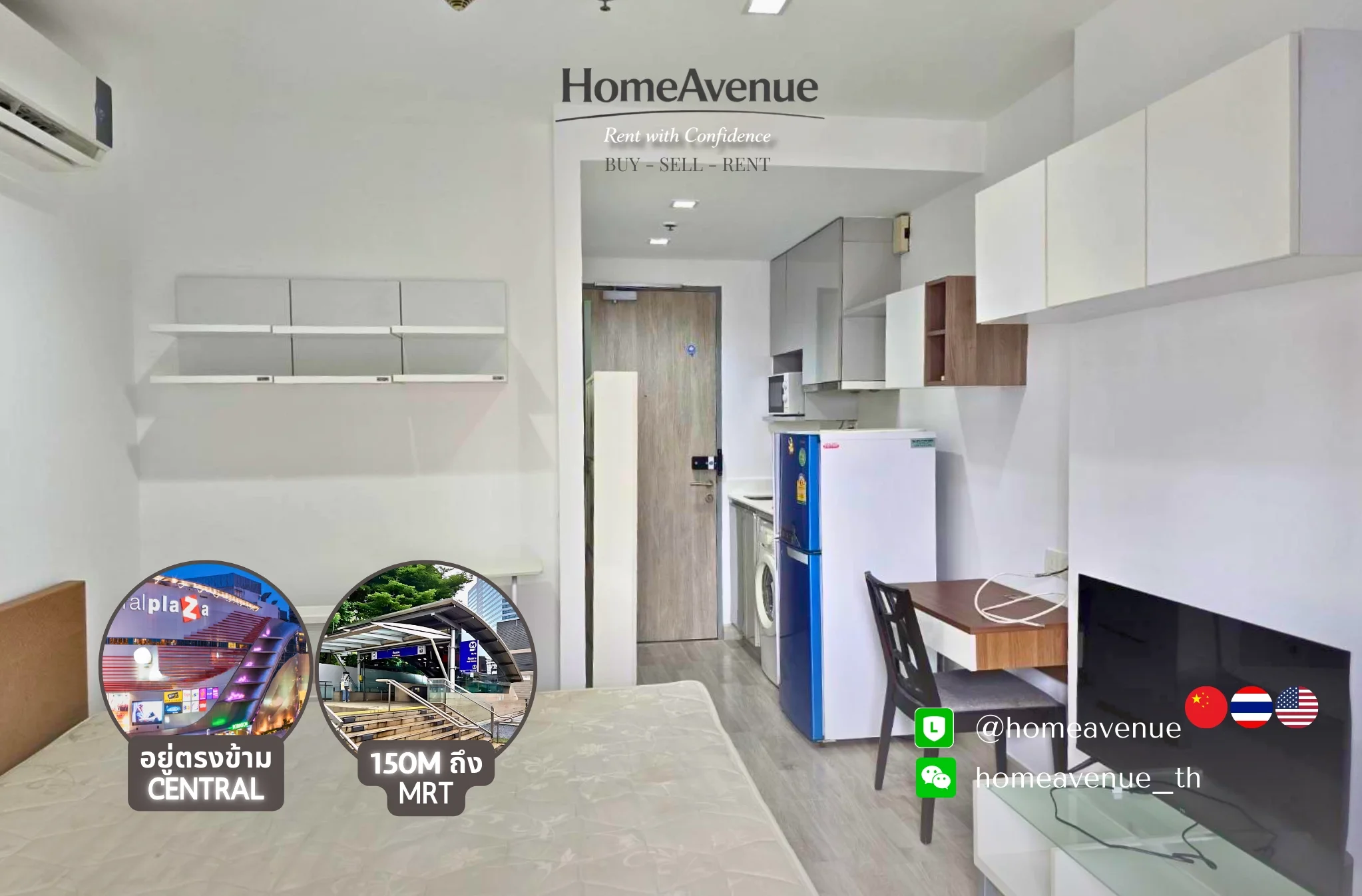Studio condo in IDEO MOBI Rama 9