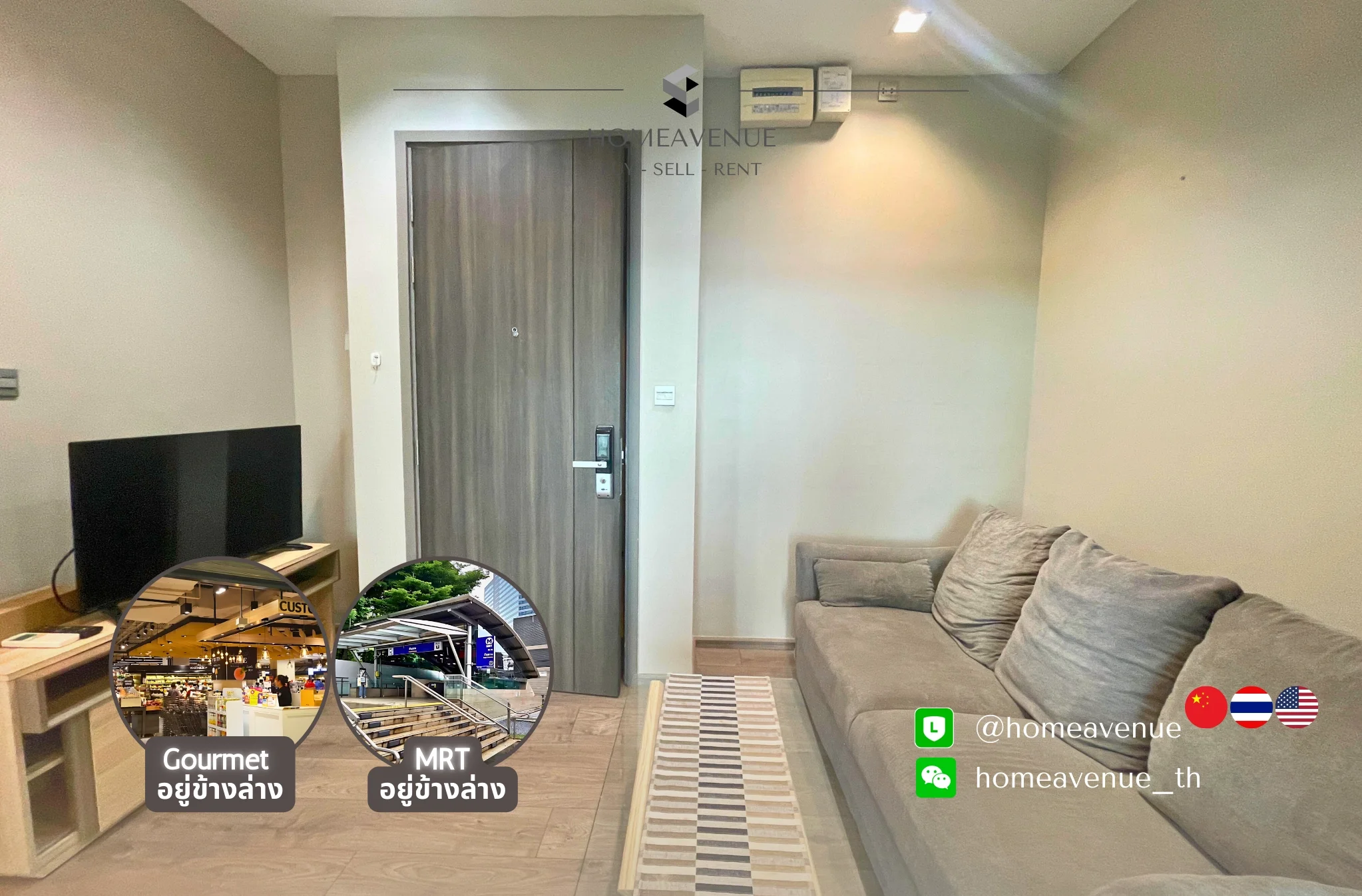 1 Bedroom condo in Whizdom Avenue Ratchada-Ladprao
