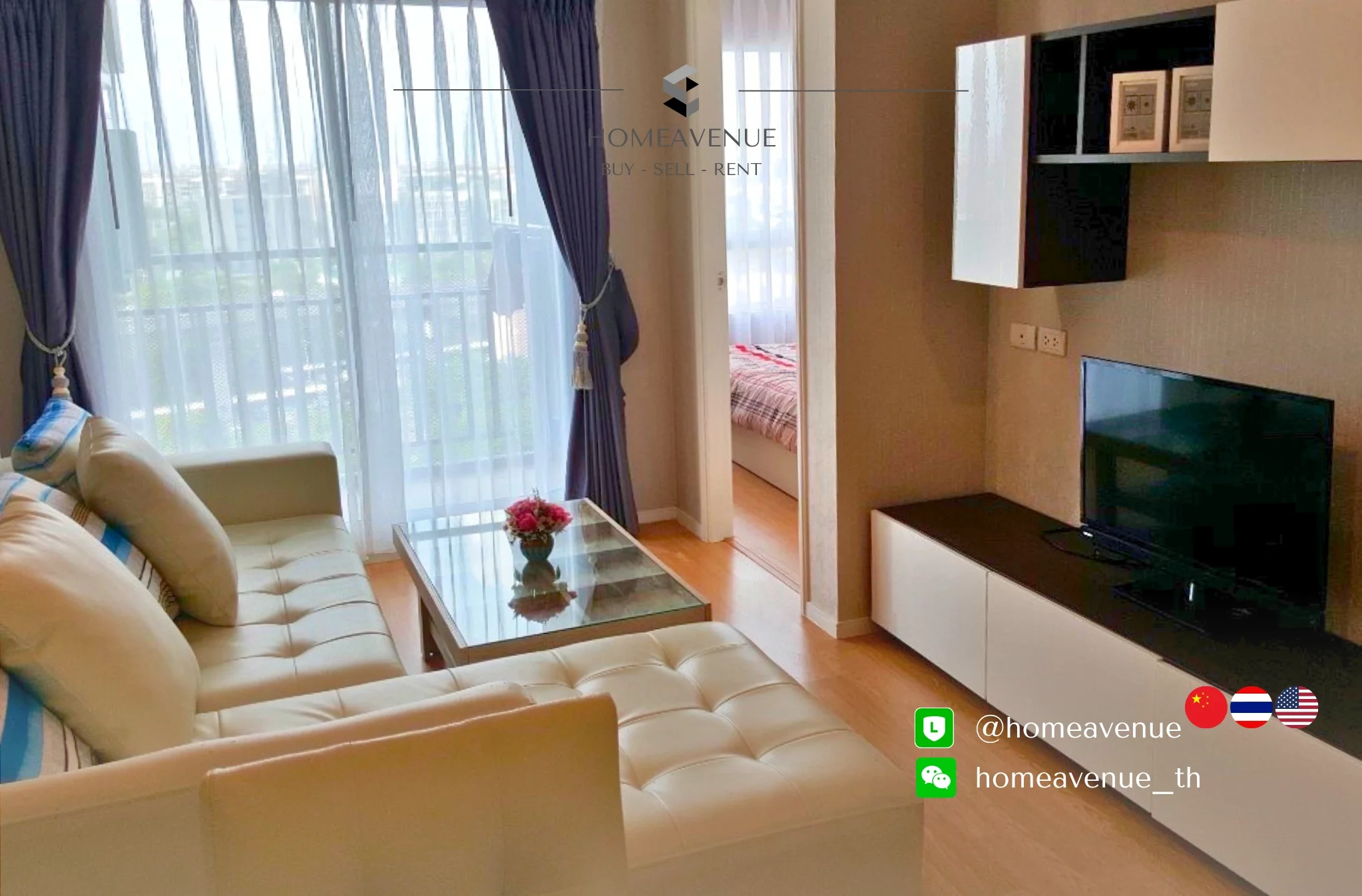 1 Bedroom condo in Lumpini Place Srinakarin-Huamak Station