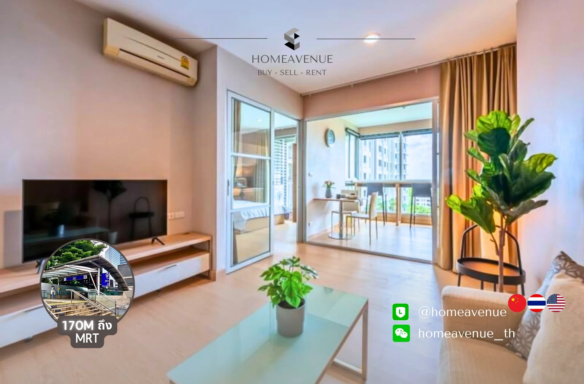 1 Bedroom condo in Rhythm Ratchada