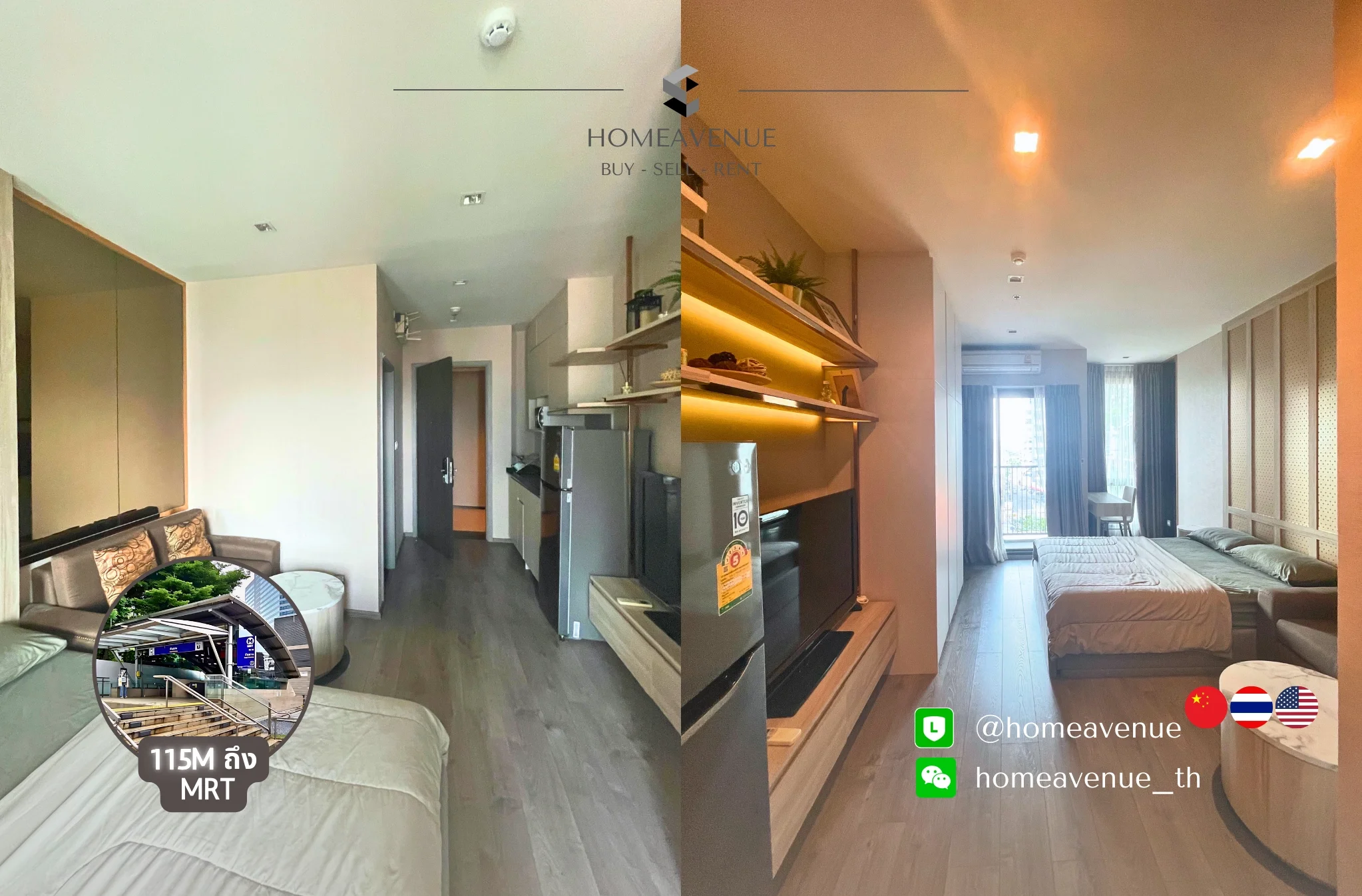 Studio condo in Whizdom Avenue Ratchada-Ladprao
