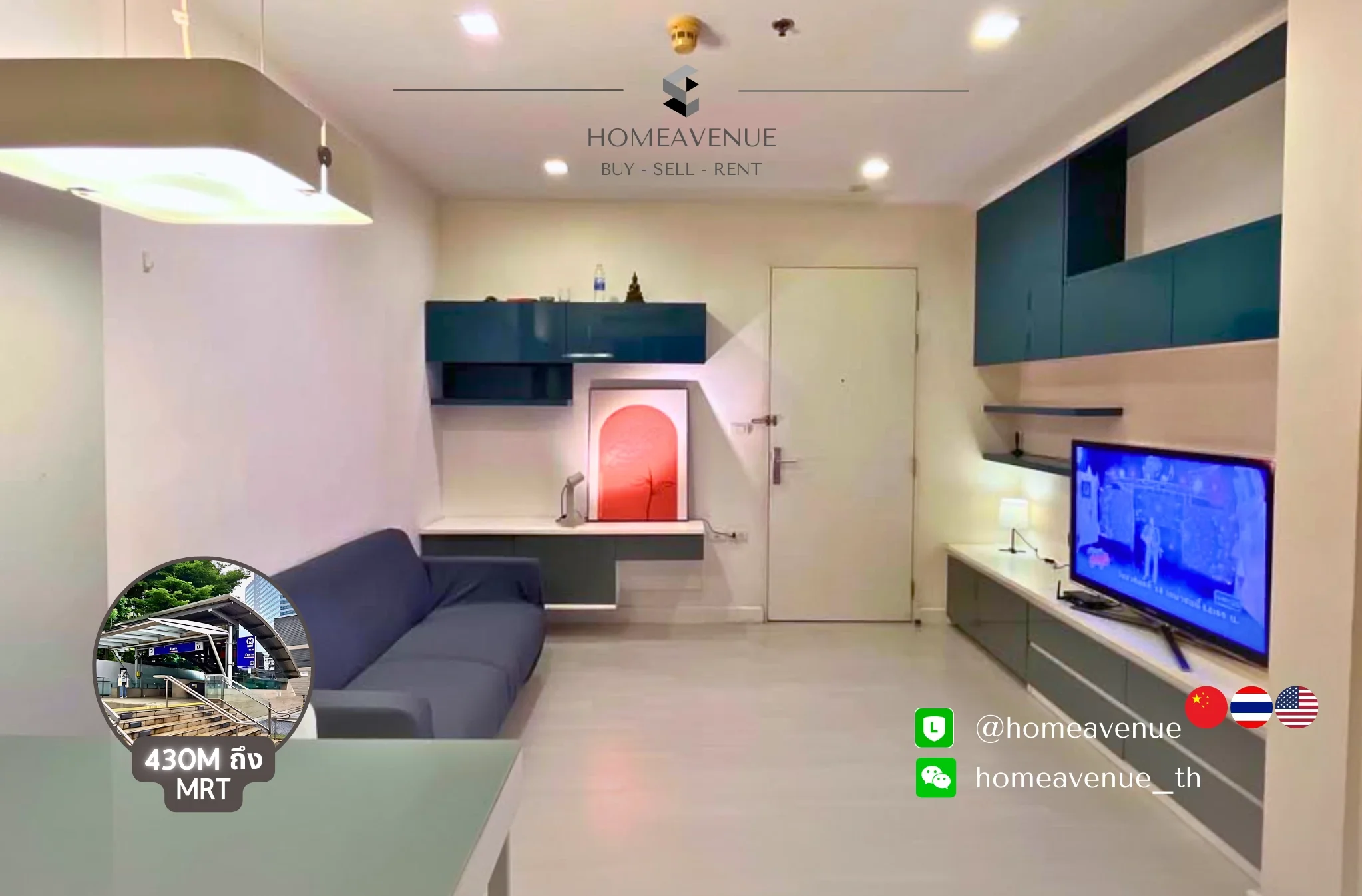 1 Bedroom condo in The Room Ratchada-Ladprao